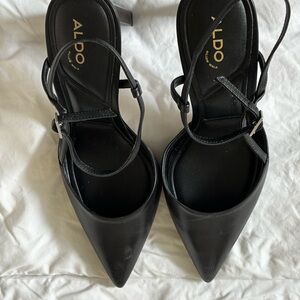 ALDO Women's Black Strappy Heels Darabriver